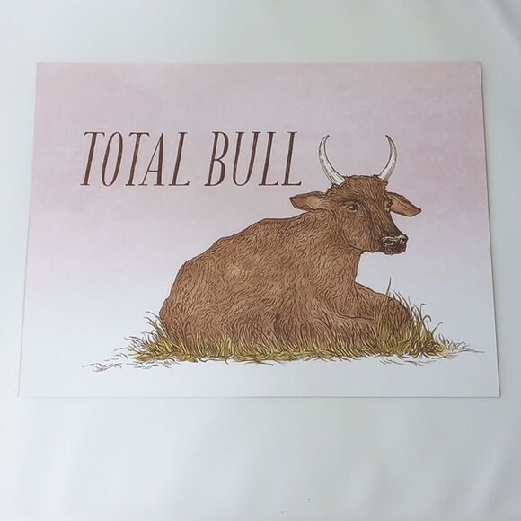 Set of Five Double Sided Frida Clements Animal Pun Prints - Picture 11 of 11